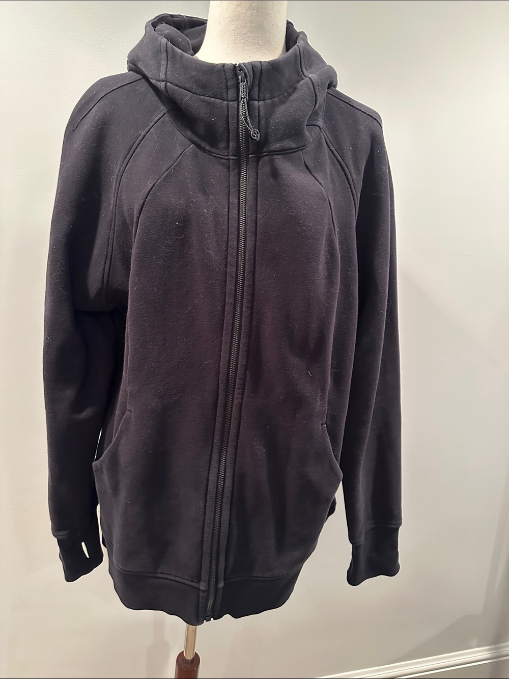 lululemon athletica Black Hooded Zip Sweatshirt